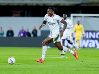 Rafael Leao of AC Milan during the Serie A Enilive match between ACF Fiorentina and AC Milan at Stadio Artemio Franchi on October 06, 2024 i...