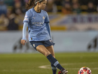 Yui Hasegawa #25 of Manchester City W.F.C. participates in the UEFA Women's Champions League Group D match between Manchester City and FC Ba...