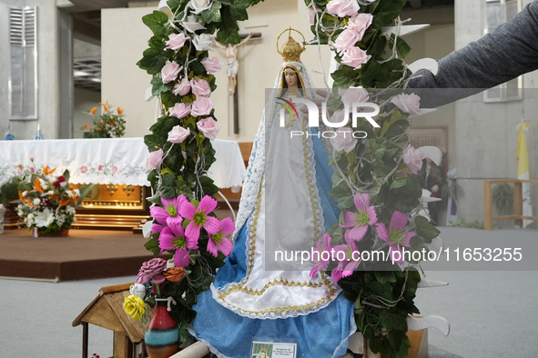 The Virgin of the Rosary of San Nicolas is one of the many titles under which the figure of the Virgin Mary is venerated in Catholicism. Eve...