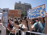 Students demonstrate in the Argentine national congress against the university financing law in Buenos Aires, Argentina, on October 9, 2024....