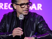 Chacho Gaytan attends a press conference to promote Coco in concert: a party to remember at Hotel St. Regis in Mexico City, Mexico, on Octob...