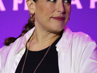 Angelica Vale attends a press conference to promote Coco in Concert: A Party to Remember at Hotel St. Regis in Mexico City, Mexico, on Octob...