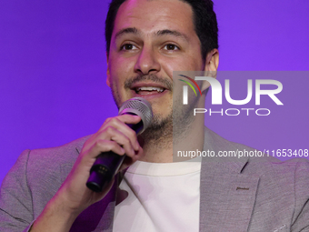 Carlos Gatica attends a press conference to promote Coco in concert: a party to remember at Hotel St. Regis in Mexico City, Mexico, on Octob...