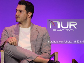 Carlos Gatica attends a press conference to promote Coco in concert: a party to remember at Hotel St. Regis in Mexico City, Mexico, on Octob...