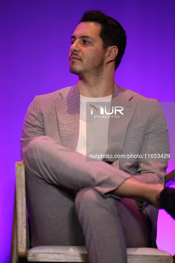 Carlos Gatica attends a press conference to promote Coco in concert: a party to remember at Hotel St. Regis in Mexico City, Mexico, on Octob...