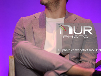 Carlos Gatica attends a press conference to promote Coco in concert: a party to remember at Hotel St. Regis in Mexico City, Mexico, on Octob...