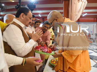 Union Minister and BJP National President Shri Jagat Prakash Nadda, along with Dr. Sukanta Majumder, Union Minister and BJP West Bengal Stat...