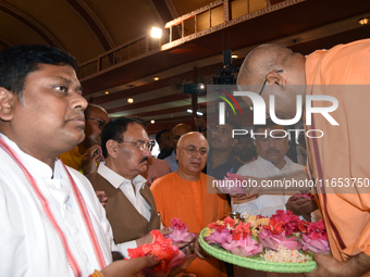 Union Minister and BJP National President Shri Jagat Prakash Nadda, along with Dr. Sukanta Majumder, Union Minister and BJP West Bengal Stat...