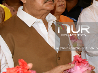 Union Minister and BJP National President Shri Jagat Prakash Nadda visits the Belur Math and offers puja during the Durga Puja Festival in B...