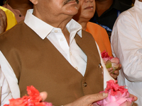 Union Minister and BJP National President Shri Jagat Prakash Nadda visits the Belur Math and offers puja during the Durga Puja Festival in B...