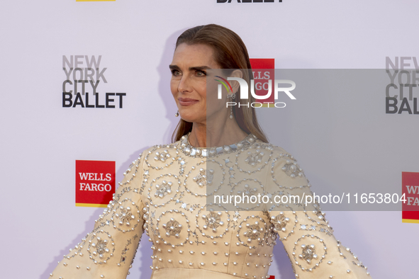 Brooke Shields attends the New York City Ballet 2024 Fall Fashion Gala at David H. Koch Theater at Lincoln Center in New York, New York, USA...