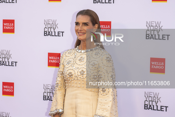 Brooke Shields attends the New York City Ballet 2024 Fall Fashion Gala at David H. Koch Theater at Lincoln Center in New York, New York, USA...