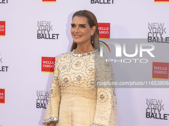 Brooke Shields attends the New York City Ballet 2024 Fall Fashion Gala at David H. Koch Theater at Lincoln Center in New York, New York, USA...