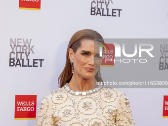 Brooke Shields attends the New York City Ballet 2024 Fall Fashion Gala at David H. Koch Theater at Lincoln Center in New York, New York, USA...