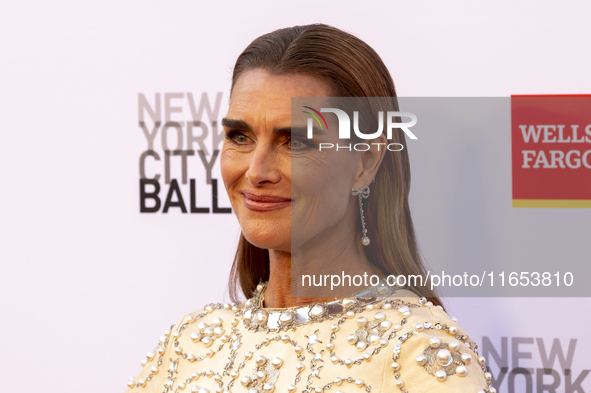 Brooke Shields attends the New York City Ballet 2024 Fall Fashion Gala at David H. Koch Theater at Lincoln Center in New York, New York, USA...