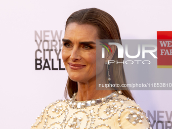 Brooke Shields attends the New York City Ballet 2024 Fall Fashion Gala at David H. Koch Theater at Lincoln Center in New York, New York, USA...