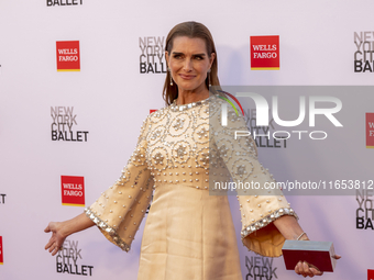 Brooke Shields attends the New York City Ballet 2024 Fall Fashion Gala at David H. Koch Theater at Lincoln Center in New York, New York, USA...