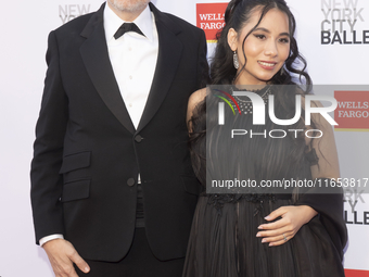 Billy Corgan and Chloe Mendel Corgan attend the New York City Ballet 2024 Fall Fashion Gala at David H. Koch Theater at Lincoln Center in Ne...