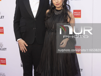 Billy Corgan and Chloe Mendel Corgan attend the New York City Ballet 2024 Fall Fashion Gala at David H. Koch Theater at Lincoln Center in Ne...