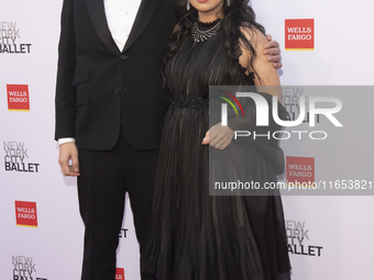 Billy Corgan and Chloe Mendel Corgan attend the New York City Ballet 2024 Fall Fashion Gala at David H. Koch Theater at Lincoln Center in Ne...