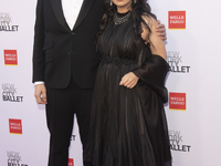 Billy Corgan and Chloe Mendel Corgan attend the New York City Ballet 2024 Fall Fashion Gala at David H. Koch Theater at Lincoln Center in Ne...