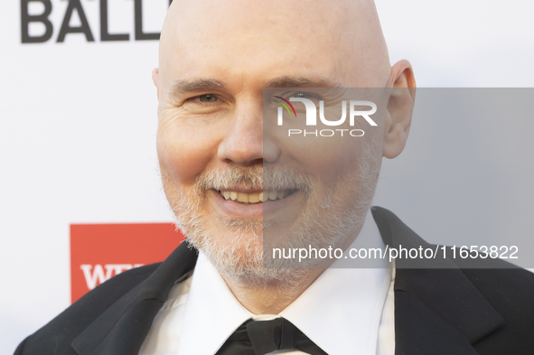 Billy Corgan and Chloe Mendel Corgan attend the New York City Ballet 2024 Fall Fashion Gala at David H. Koch Theater at Lincoln Center in Ne...