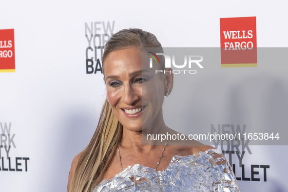 Sarah Jessica Parker attends the New York City Ballet 2024 Fall Fashion Gala at David H. Koch Theater at Lincoln Center in New York, USA, on...