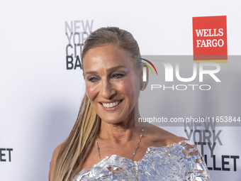 Sarah Jessica Parker attends the New York City Ballet 2024 Fall Fashion Gala at David H. Koch Theater at Lincoln Center in New York, USA, on...