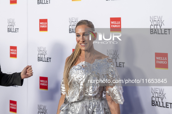 Sarah Jessica Parker attends the New York City Ballet 2024 Fall Fashion Gala at David H. Koch Theater at Lincoln Center in New York, USA, on...