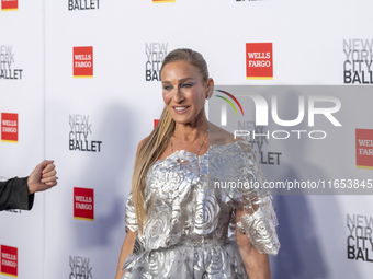 Sarah Jessica Parker attends the New York City Ballet 2024 Fall Fashion Gala at David H. Koch Theater at Lincoln Center in New York, USA, on...