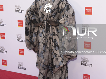 Laverne Cox attends the New York City Ballet 2024 Fall Fashion Gala at David H. Koch Theater at Lincoln Center in New York, USA, on October...