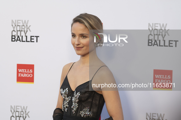 Dianna Agron attends the New York City Ballet 2024 Fall Fashion Gala at David H. Koch Theater at Lincoln Center in New York, New York, USA,...