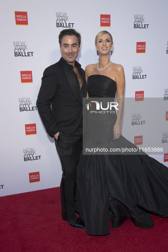 Fernando Garcia and Nicky Hilton Rothschild attend the New York City Ballet 2024 Fall Fashion Gala at David H. Koch Theater at Lincoln Cente...