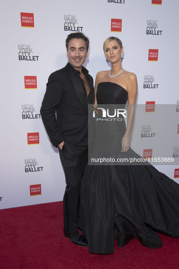 Fernando Garcia and Nicky Hilton Rothschild attend the New York City Ballet 2024 Fall Fashion Gala at David H. Koch Theater at Lincoln Cente...