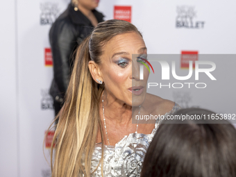 Sarah Jessica Parker attends the New York City Ballet 2024 Fall Fashion Gala at David H. Koch Theater at Lincoln Center in New York, USA, on...