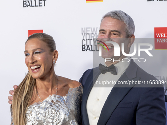 Sarah Jessica Parker and Andy Cohen attend the New York City Ballet 2024 Fall Fashion Gala at David H. Koch Theater at Lincoln Center in New...