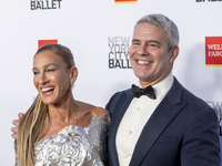 Sarah Jessica Parker and Andy Cohen attend the New York City Ballet 2024 Fall Fashion Gala at David H. Koch Theater at Lincoln Center in New...