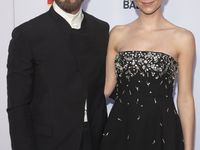 Justin Theroux and Nicole Brydon Bloom attend the New York City Ballet 2024 Fall Fashion Gala at David H. Koch Theater at Lincoln Center in...