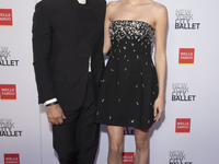 Justin Theroux and Nicole Brydon Bloom attend the New York City Ballet 2024 Fall Fashion Gala at David H. Koch Theater at Lincoln Center in...