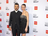 Justin Theroux and Nicole Brydon Bloom attend the New York City Ballet 2024 Fall Fashion Gala at David H. Koch Theater at Lincoln Center in...