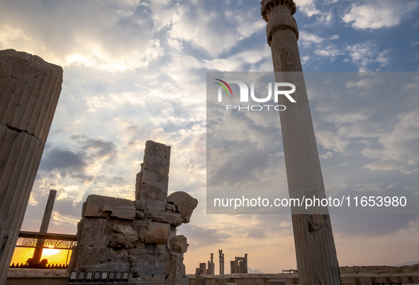 A view of the Persepolis historical site near the city of Shiraz in Fars province, about 932 km (579 miles) south of Tehran, Iran, on Octobe...