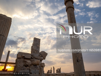 A view of the Persepolis historical site near the city of Shiraz in Fars province, about 932 km (579 miles) south of Tehran, Iran, on Octobe...