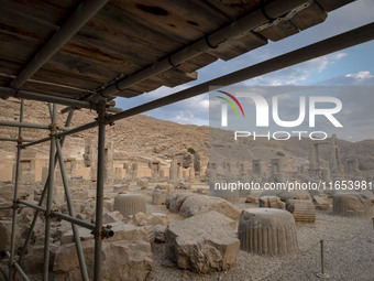 A view of the Persepolis historical site near the city of Shiraz in Fars province, about 932 km (579 miles) south of Tehran, Iran, on Octobe...