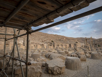 A view of the Persepolis historical site near the city of Shiraz in Fars province, about 932 km (579 miles) south of Tehran, Iran, on Octobe...