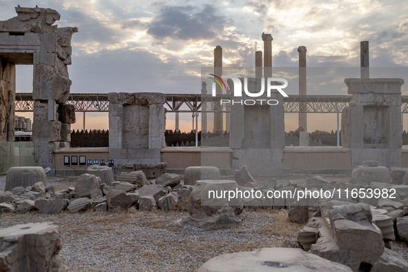 A view of the Persepolis historical site near the city of Shiraz in Fars province, about 932 km (579 miles) south of Tehran, Iran, on Octobe...