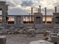 A view of the Persepolis historical site near the city of Shiraz in Fars province, about 932 km (579 miles) south of Tehran, Iran, on Octobe...