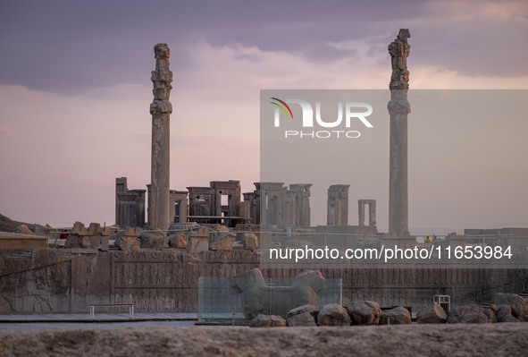 A view of the Persepolis historical site near the city of Shiraz in Fars province, about 932 km (579 miles) south of Tehran, Iran, on Octobe...