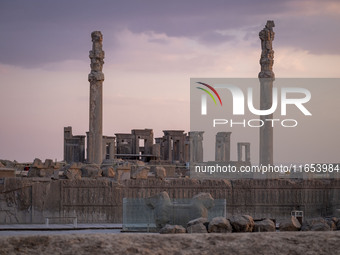 A view of the Persepolis historical site near the city of Shiraz in Fars province, about 932 km (579 miles) south of Tehran, Iran, on Octobe...