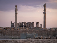 A view of the Persepolis historical site near the city of Shiraz in Fars province, about 932 km (579 miles) south of Tehran, Iran, on Octobe...