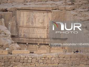 An Iranian family visits the Persepolis historical site near the city of Shiraz in Fars province, about 932 km (579 miles) south of Tehran,...